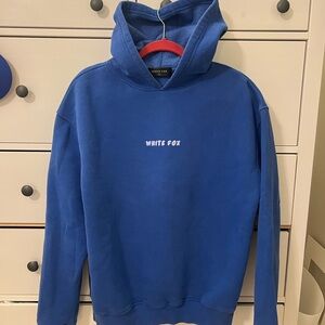 White fox hoodie